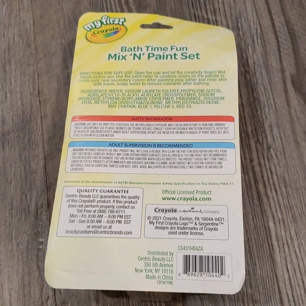 Crayola Bath Time Mix N Paint Set